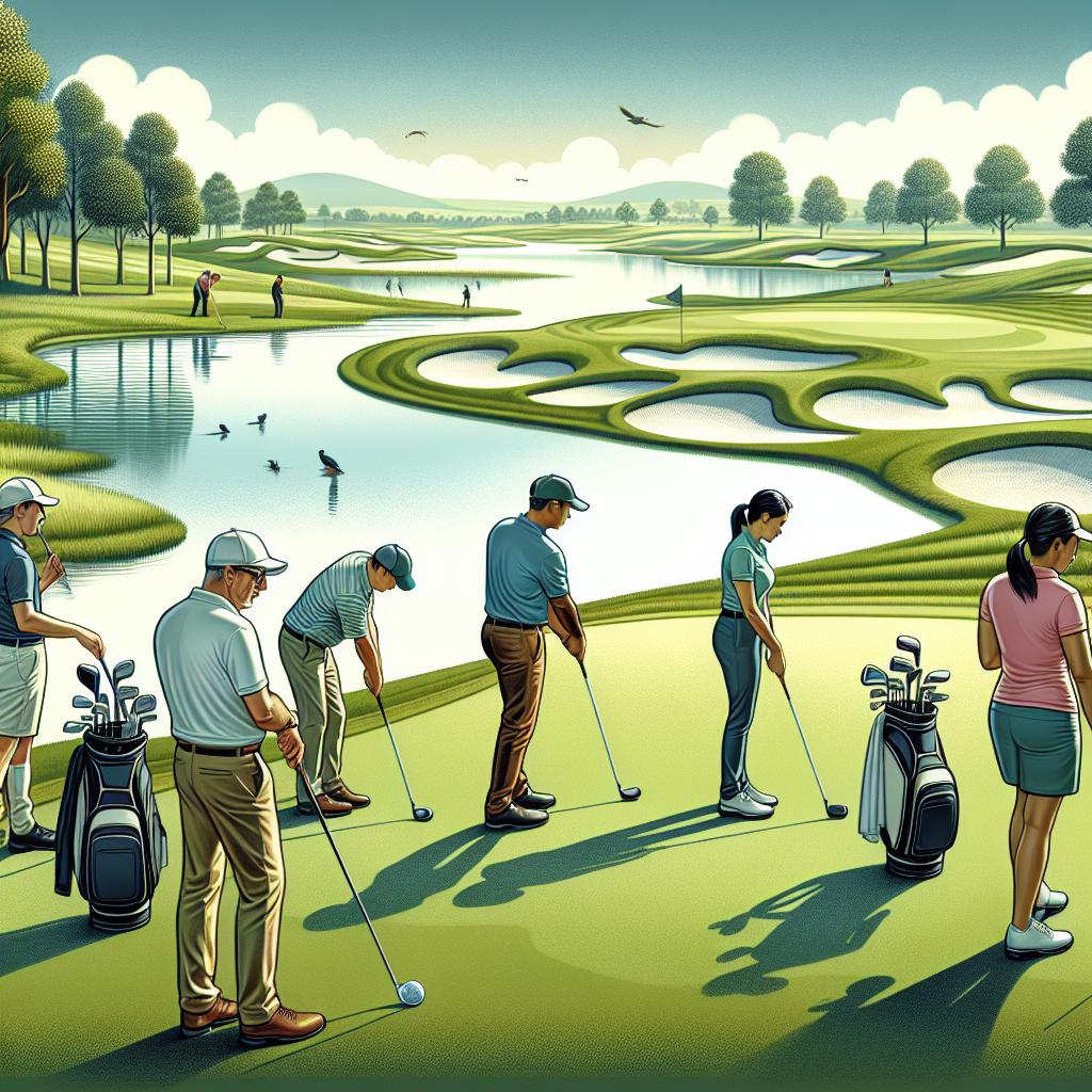 Playing at Keene Trace Golf Club