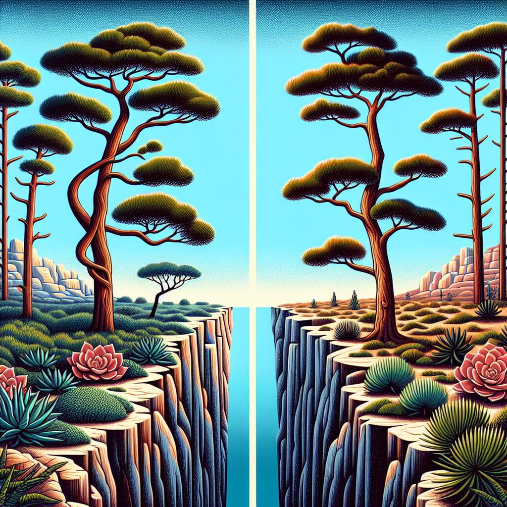 Understanding the North-South Divide in Torrey Pines