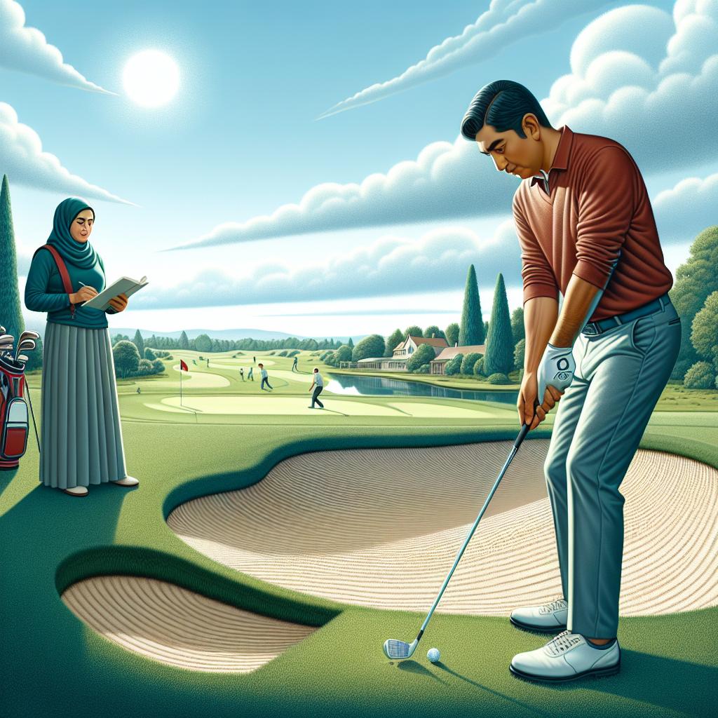 Understanding Bunker Shots on Upslopes
