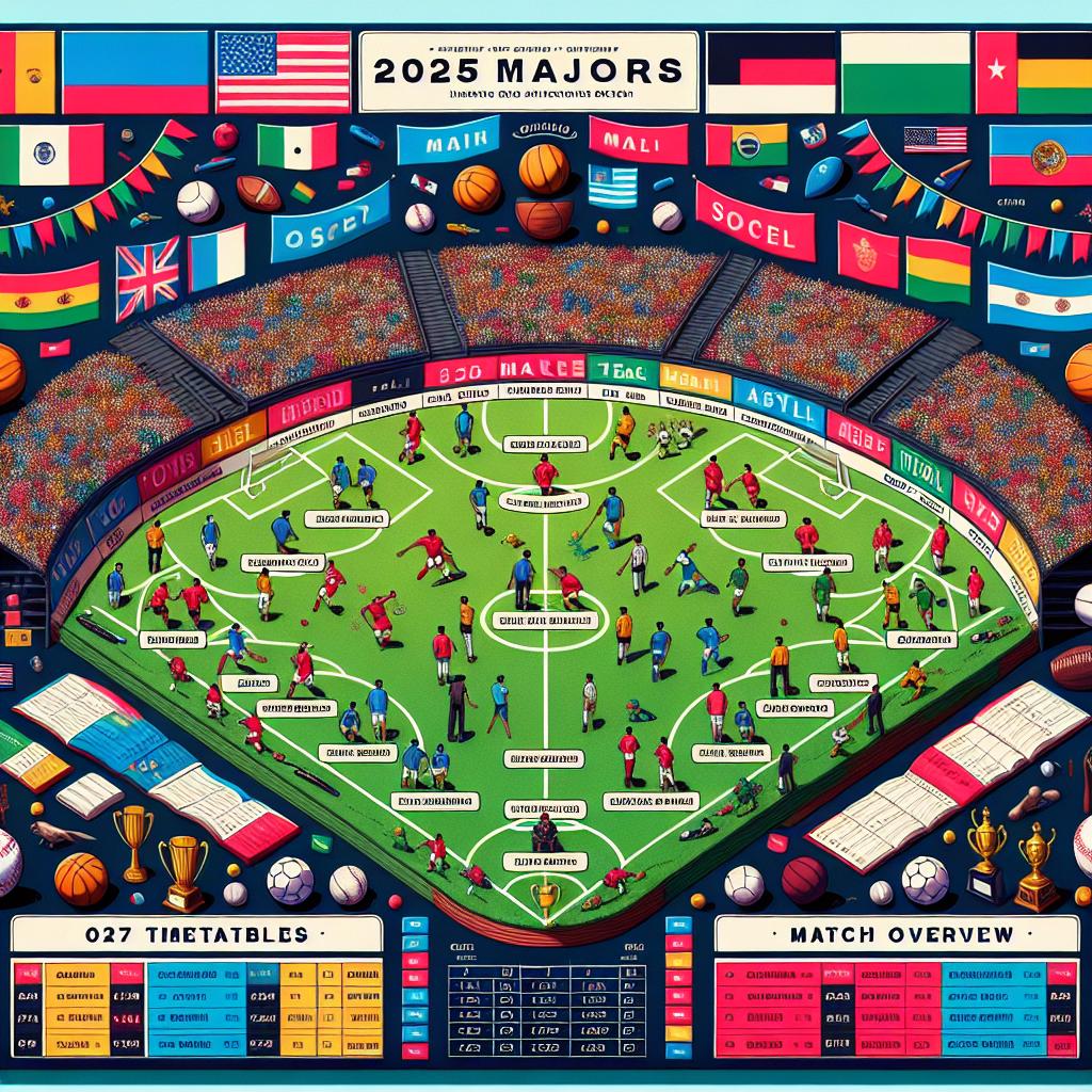 2025 Majors Schedule Overview