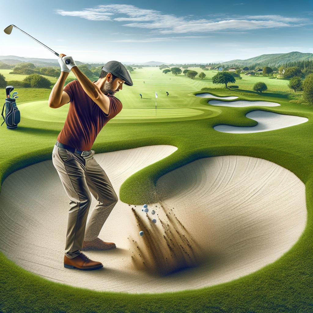 Mastering​ Bunker Shots on a Downslope