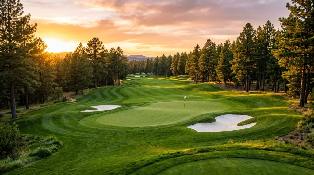 Scenic view of Forsyth Golf Club course and fairway (AI Generated Image)